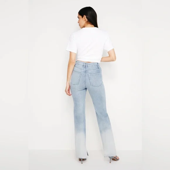 Good American Good Boy Straight Jeans Size 31 - Picture 4 of 12